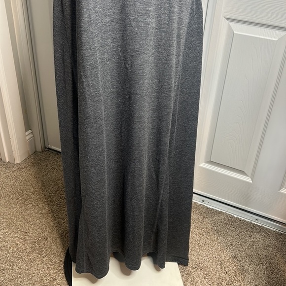 Eddie Bauer Gray Long Racer Back Gray Dress M - Picture 3 of 7